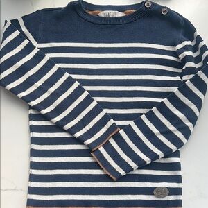 Navy and White Striped Nautical Sweater